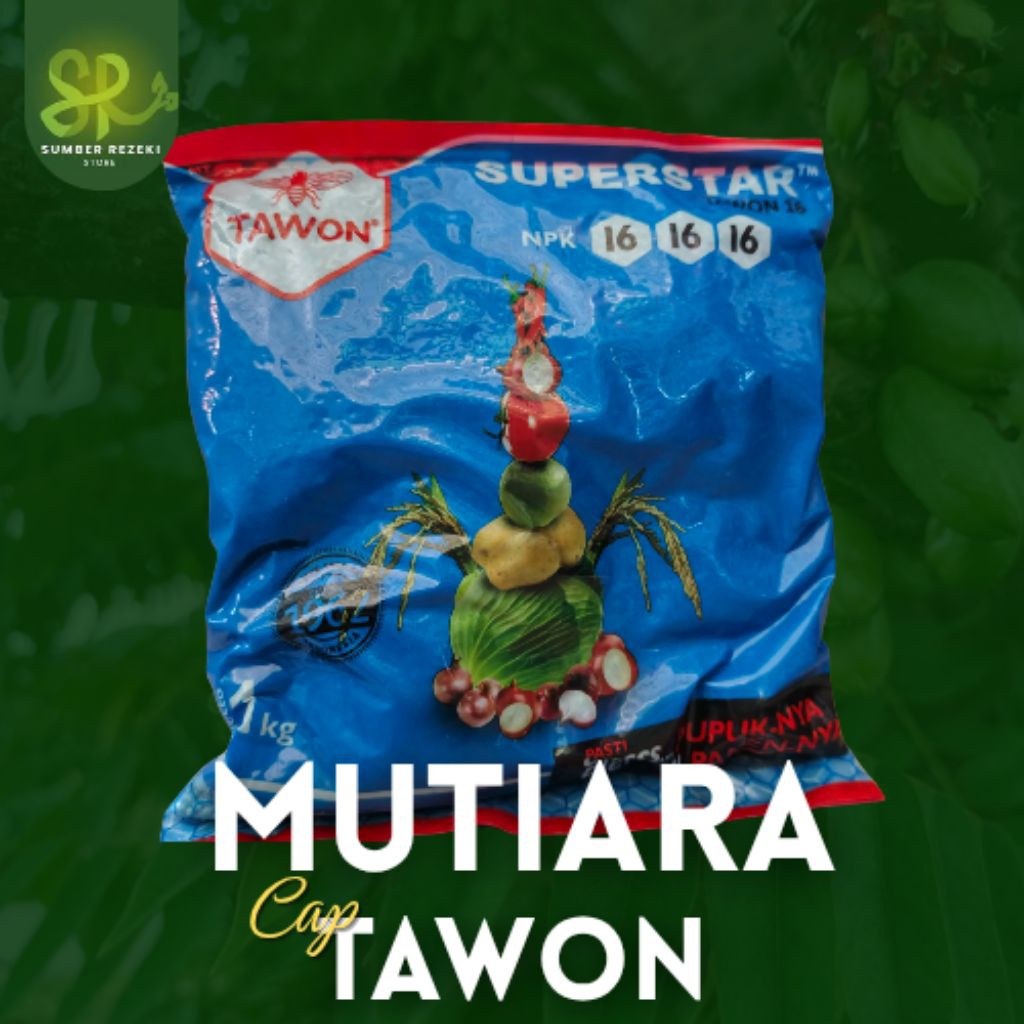 Pupuk Npk Mutiara Cap Tawon berat bersih 1kg || Produk ORI