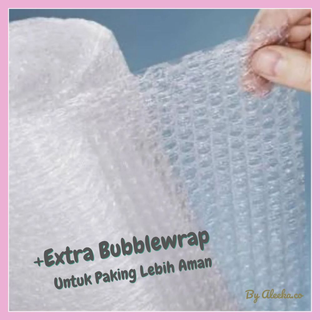 

❤ ALEEKA ❤ EXTRA BUBBLE WRAP ⚠️HANYA UNTUK TAMBAHAN PACKING KOSMETIK⚠️ tidak dijual terpisah