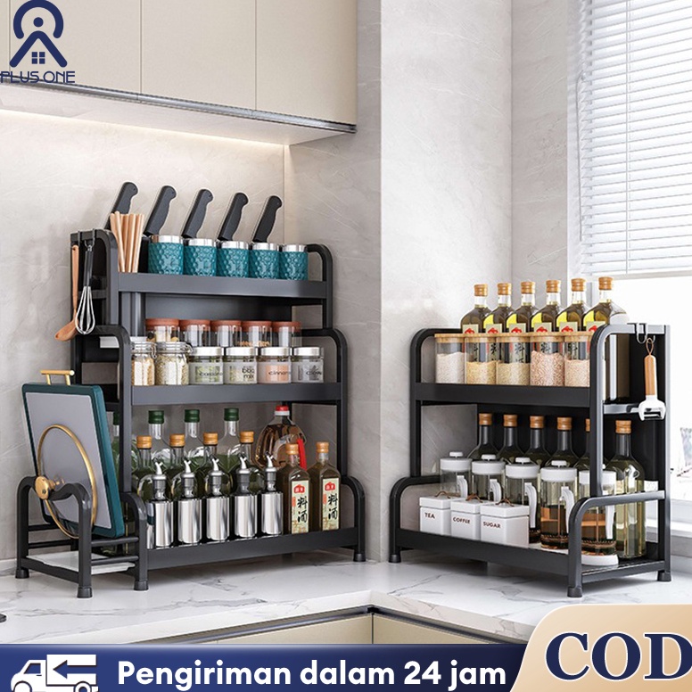 Hemat Keras Pengurus dapur Spice Rack Condiments Pengurus kondisi Rack Organizer Spice Rack Knife Ra