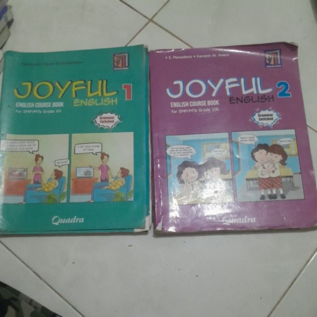 BUKU ORIGINAL BEKAS JOYFUL ENGLISH QUADRA KURIKULUM MERDEKA