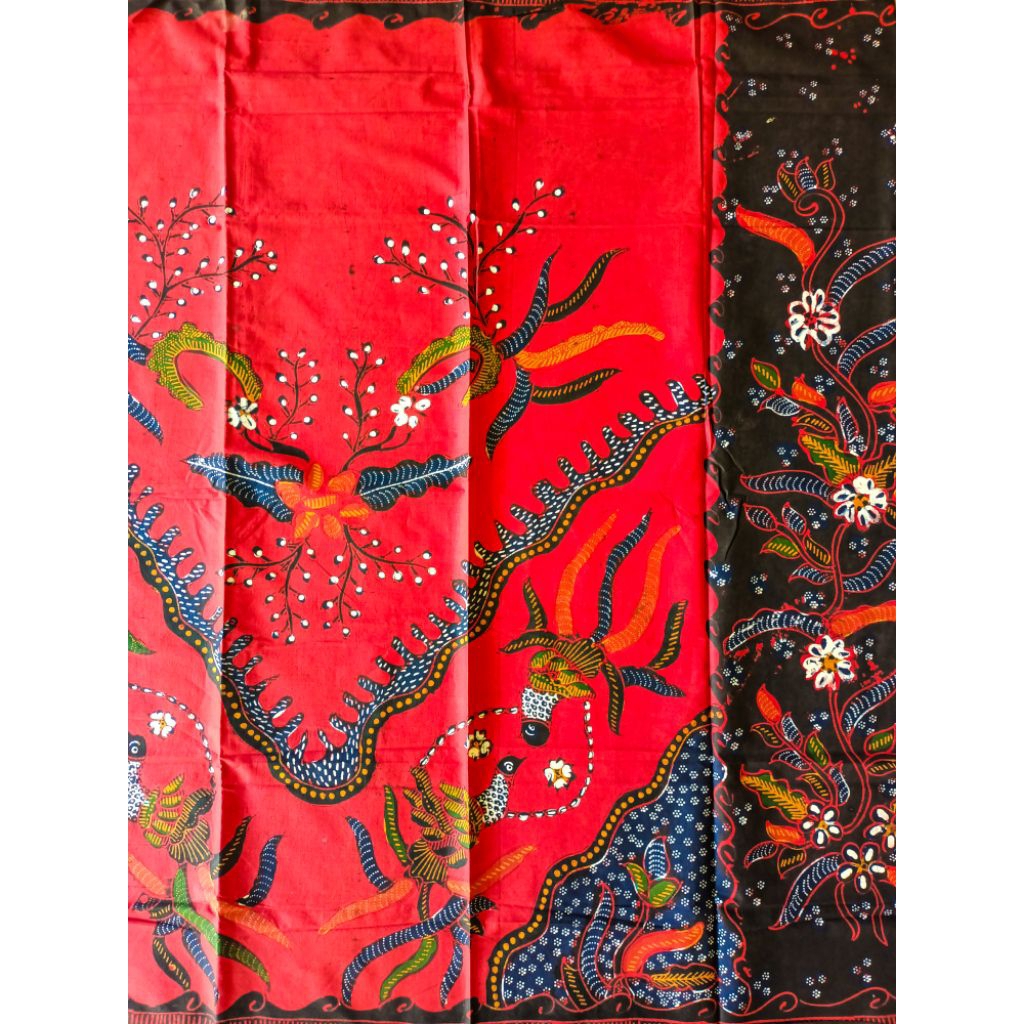 KAIN SARUNG BATIK WANITA 17 AGUSTUS || sarung batik tulis asli Madura ukuran 2 meter