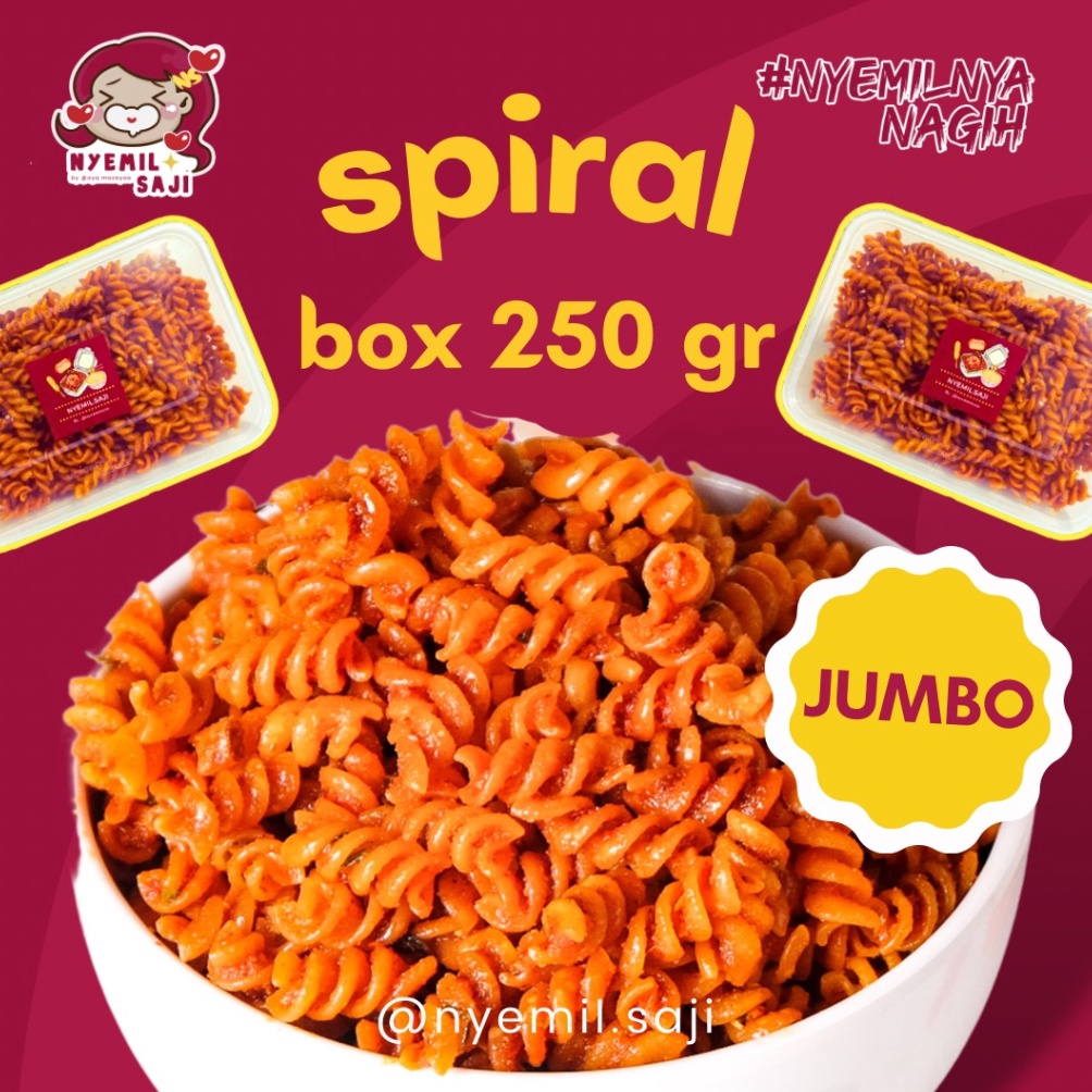 

Lariz BOX SPIRAL 25 GRAM NYEMILSAJI