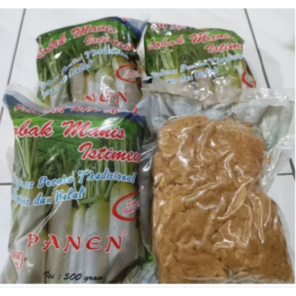 caipo manis../ lobak manis cap panen kemasan 500 gr