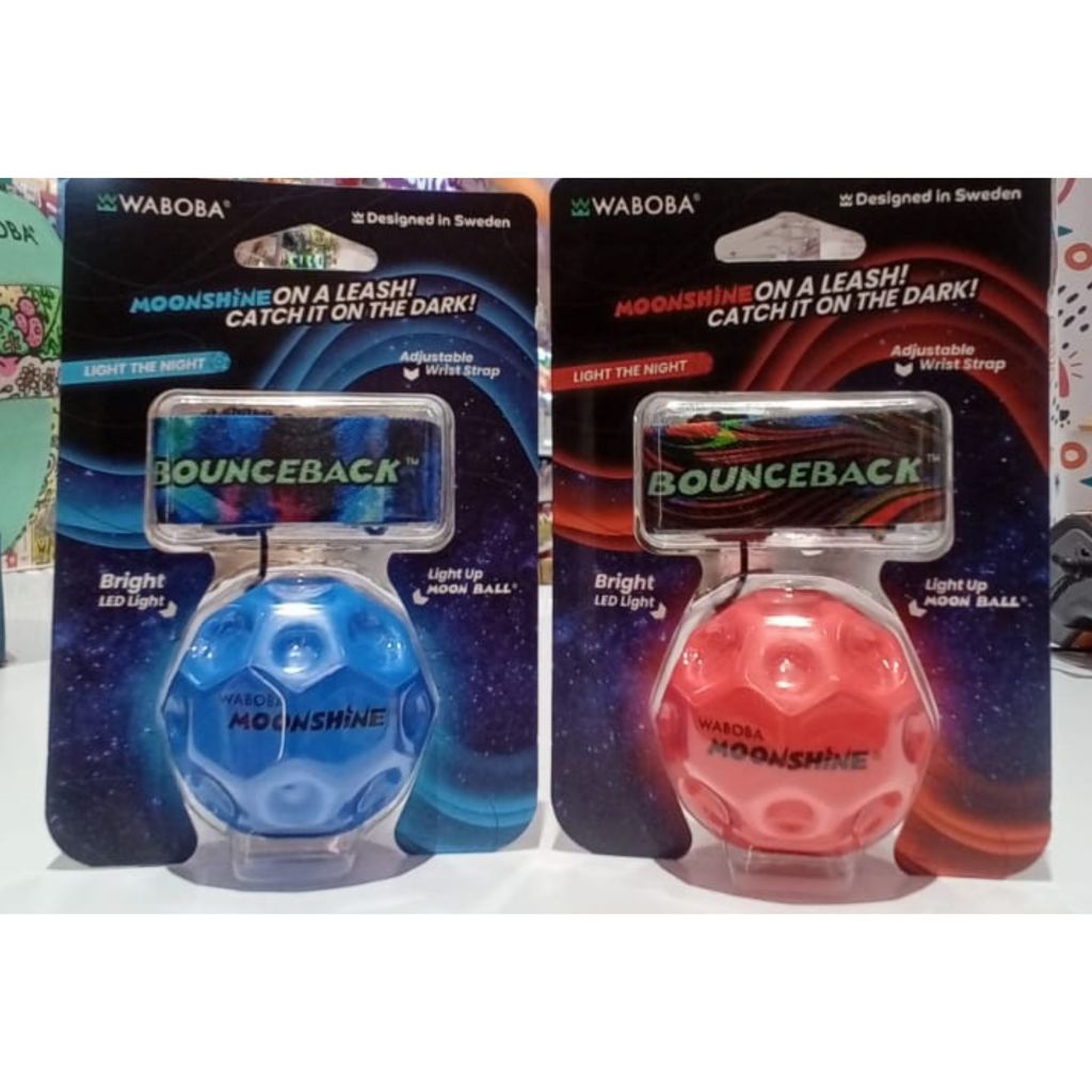 Waboba moonshine x bounceback light ball original
