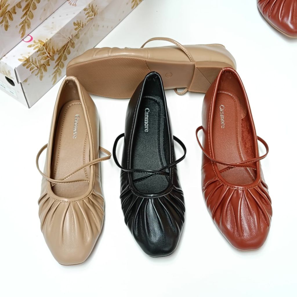 *Canmore* Sepatu flatshoes balet Wanita nazwa new Model