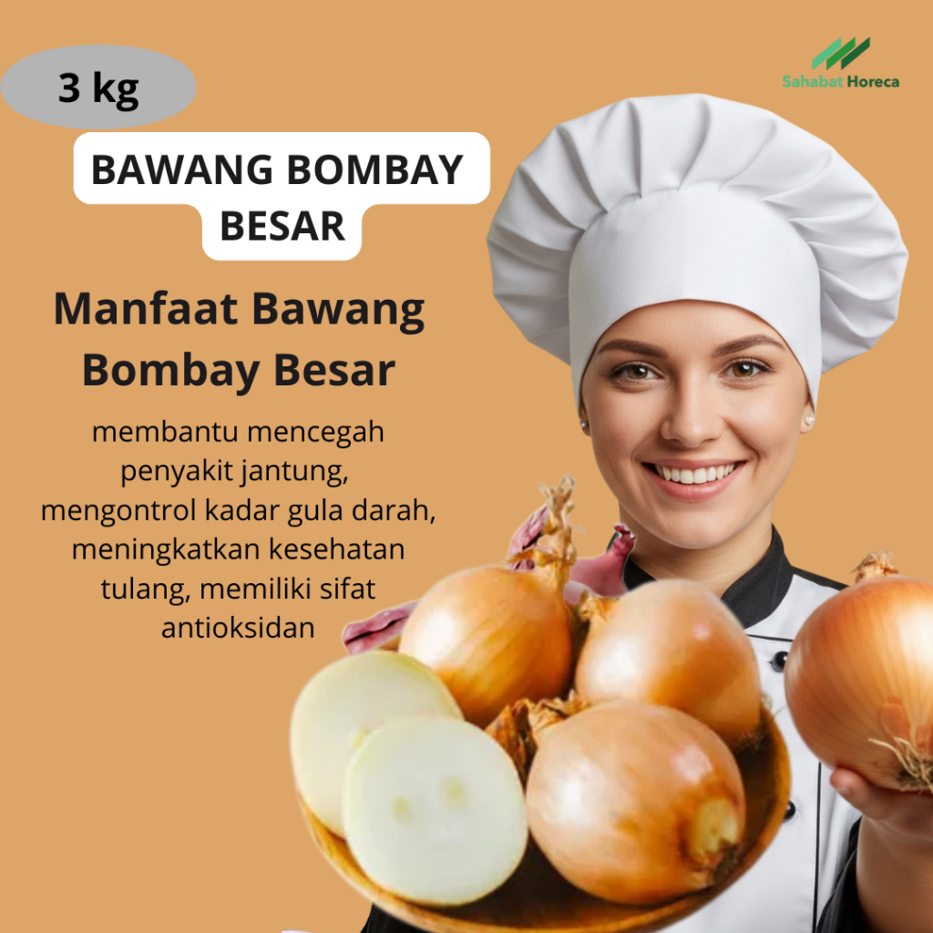 

Bawang Bombay Besar 3kg - 01,Pengiriman Daily,Instat/sameday/nextday lebih untuk lebih segar