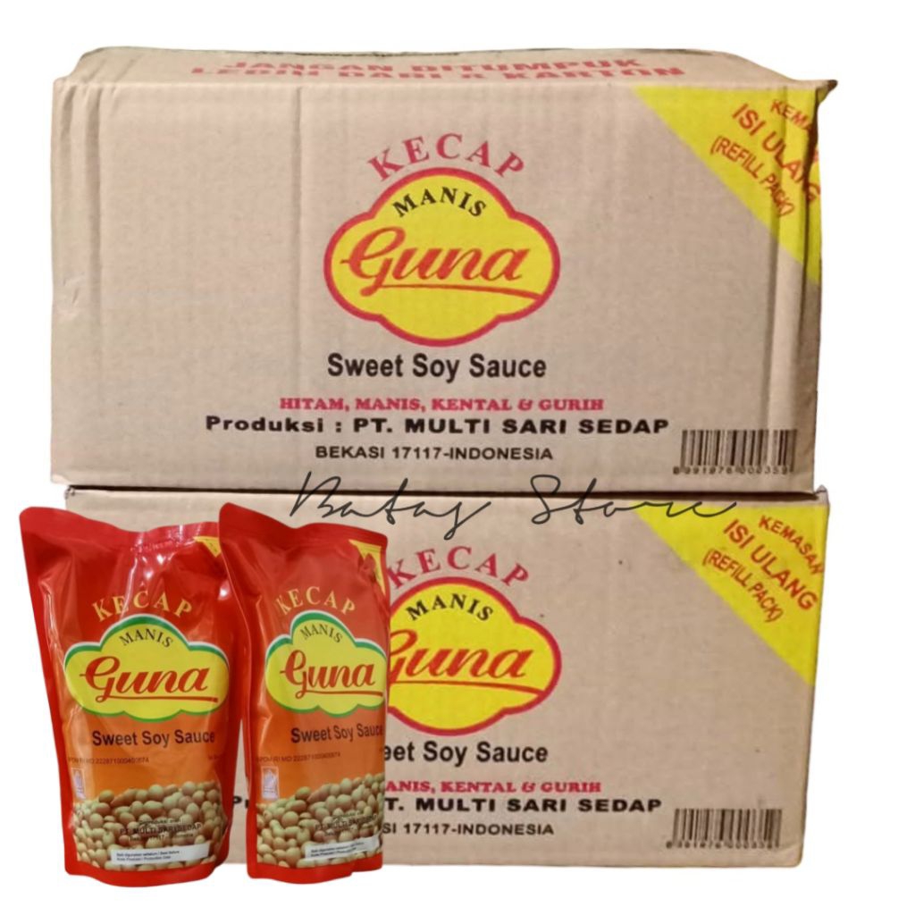 

Kecap Manis GUNA 520ml • 1 Karton Isi 12 • Solusi Hemat untuk Dapur & Jualan