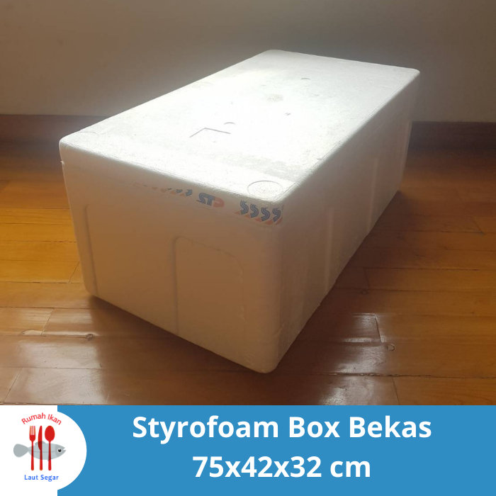Styrofoam / Streofoam Box Bekas 75x42x32 cm