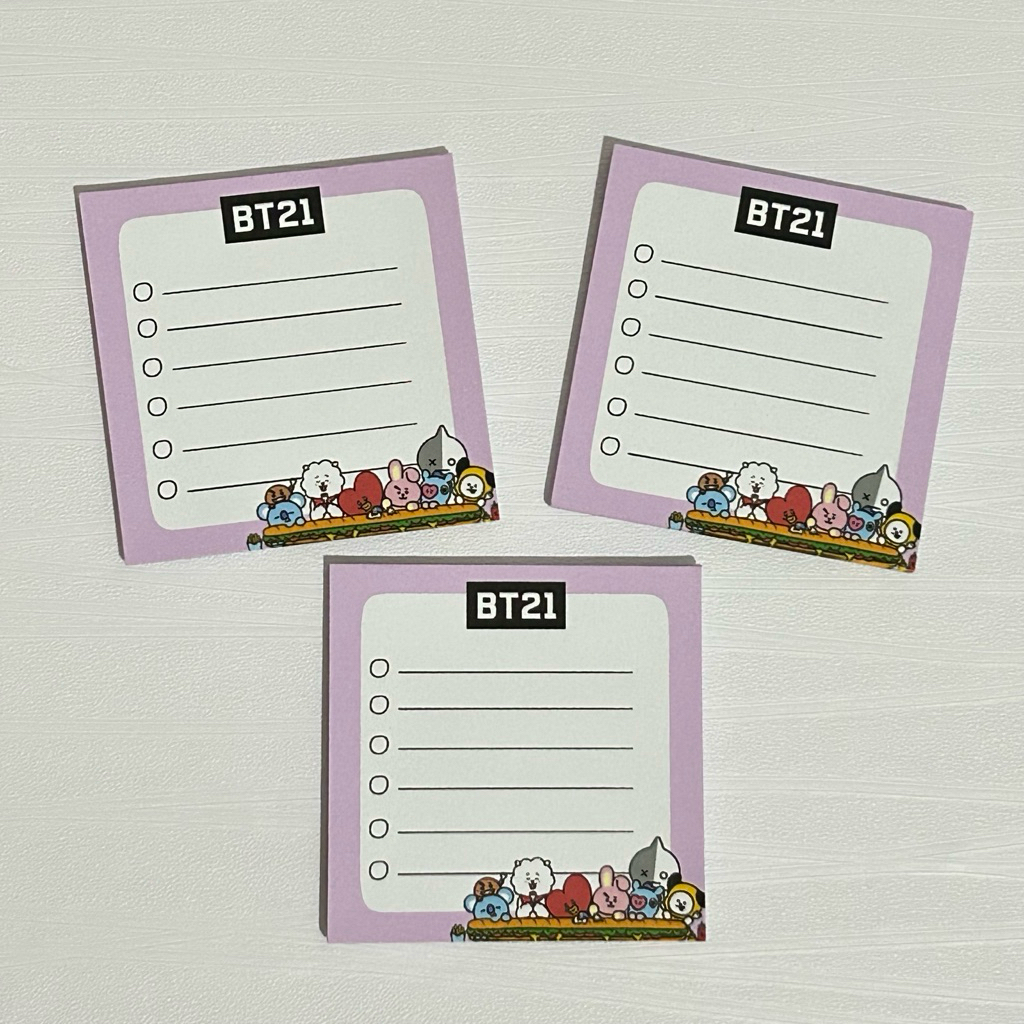 

BT21 Memopad | Memopad Notepad Kertas Memo 24Lembar