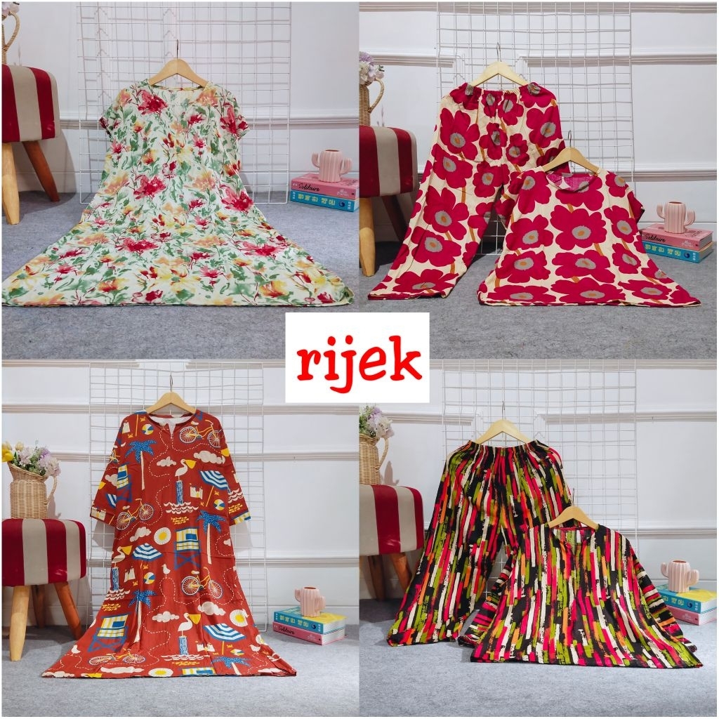DASTER RIJEK / BABYDOLL RIJEK (PILIH MOTIF)