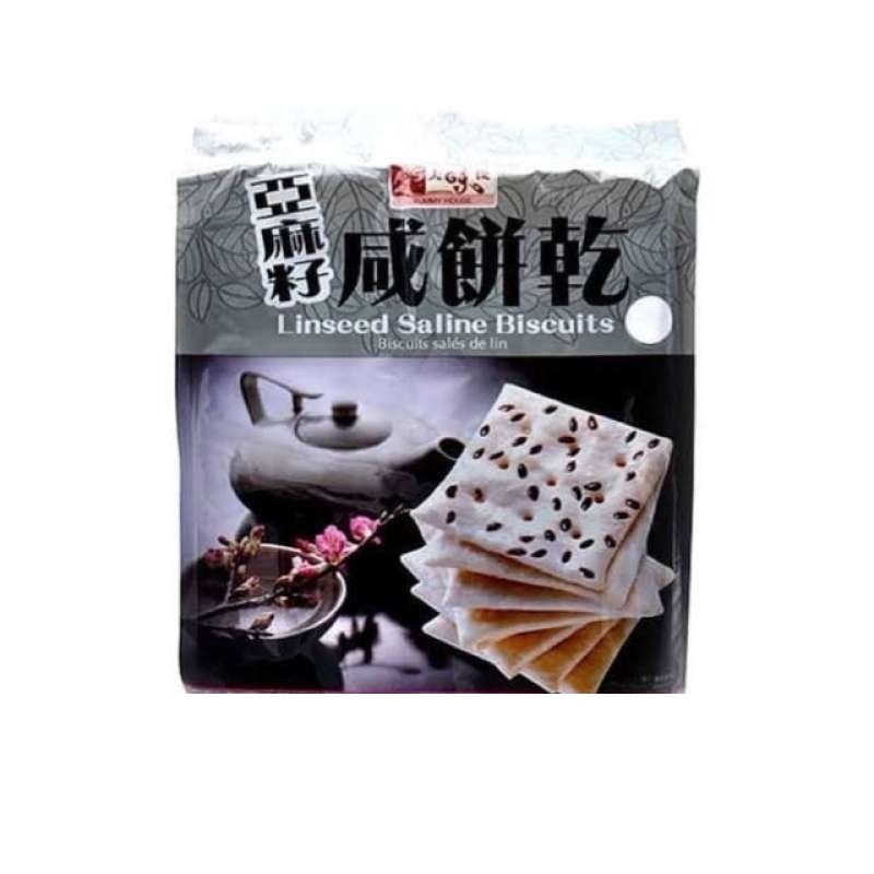 

[oddsolshop] pekanbaru/Yummy House Linseed Saline Biscuits Raisin 400GR / Biskuit