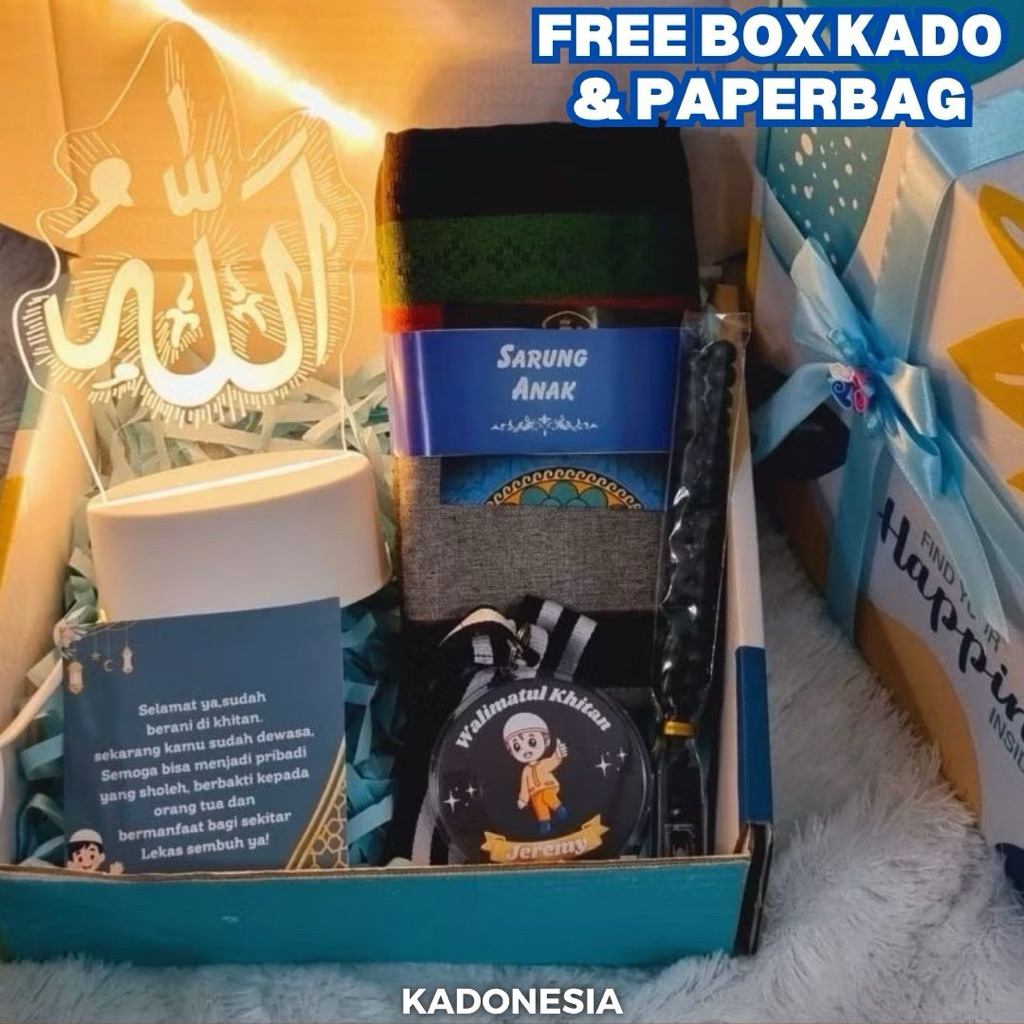 Hampers Sarung Anak / Kado Khitanan / Hadiah Khitan Sunat Anak
