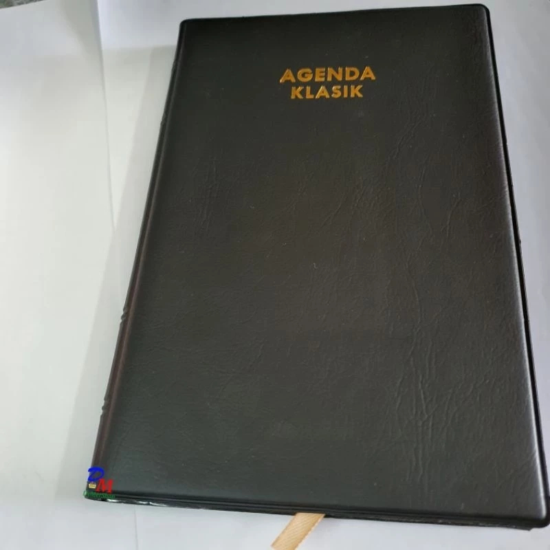 

Agenda Klasik Buku jadwal agenda classic cover motif kulit sintetis retro style