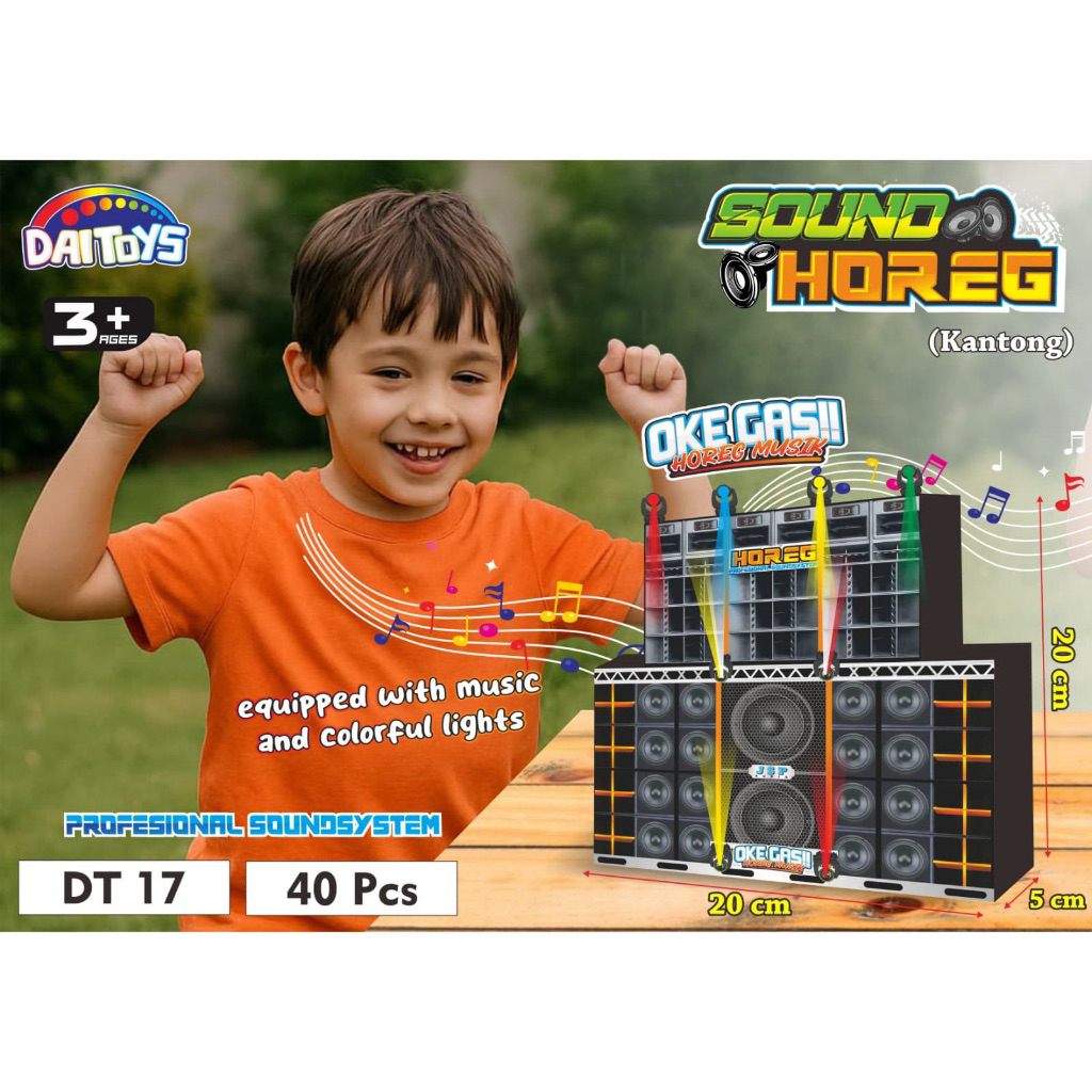 Mainan Sound System | Miniatur Sound