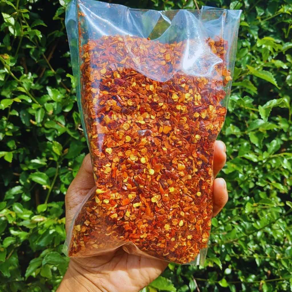 

Cabe Bubuk Plek kering Kemasan 100gr