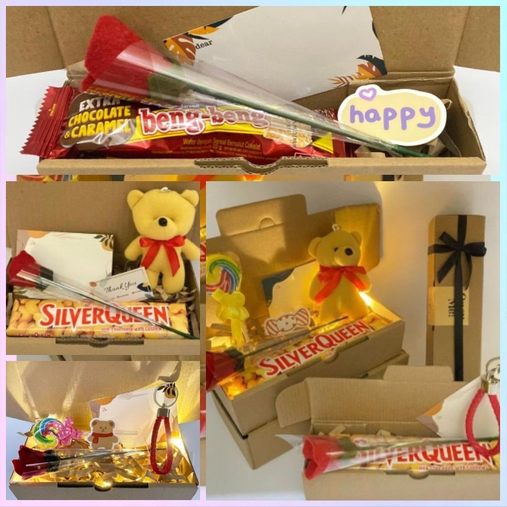 

Hampers Coklat Silverqueen Buket Mawar Boneka Kado Ulang Tahun Wisuda Lebaran Natal Dll.