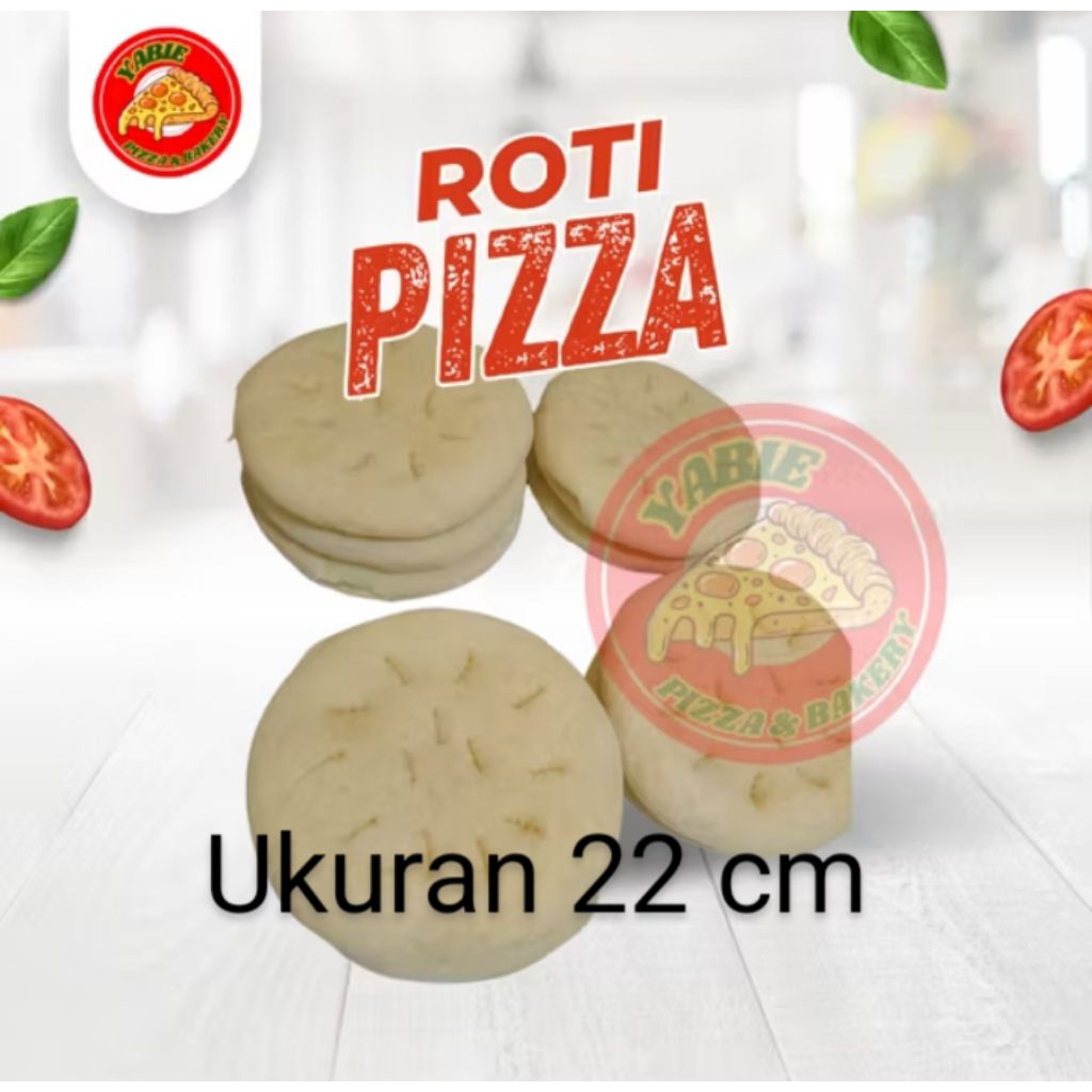 

Base Pizza 22 cm - Adonan Pizza - pizza bese - pizza dough isi 1 pcs Uk. 22cm