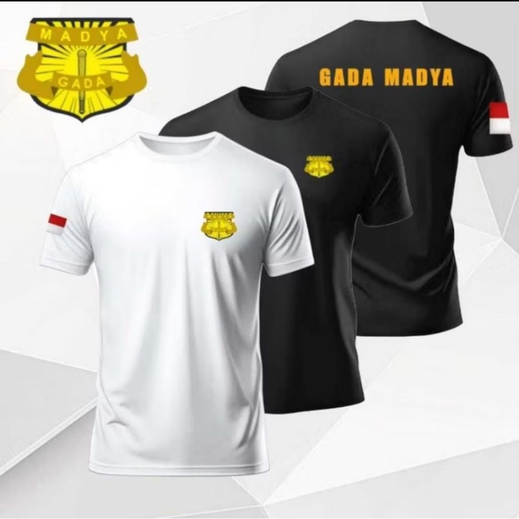T-shirt security gada madya kaos Oblong gada madya terbaru / kaos dalam scurity