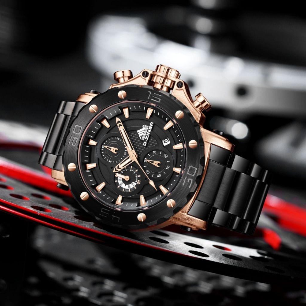 JAM TANGAN PRIA ORIGINAL CHRONO AKTIF SEMUA D-ZINER 9031