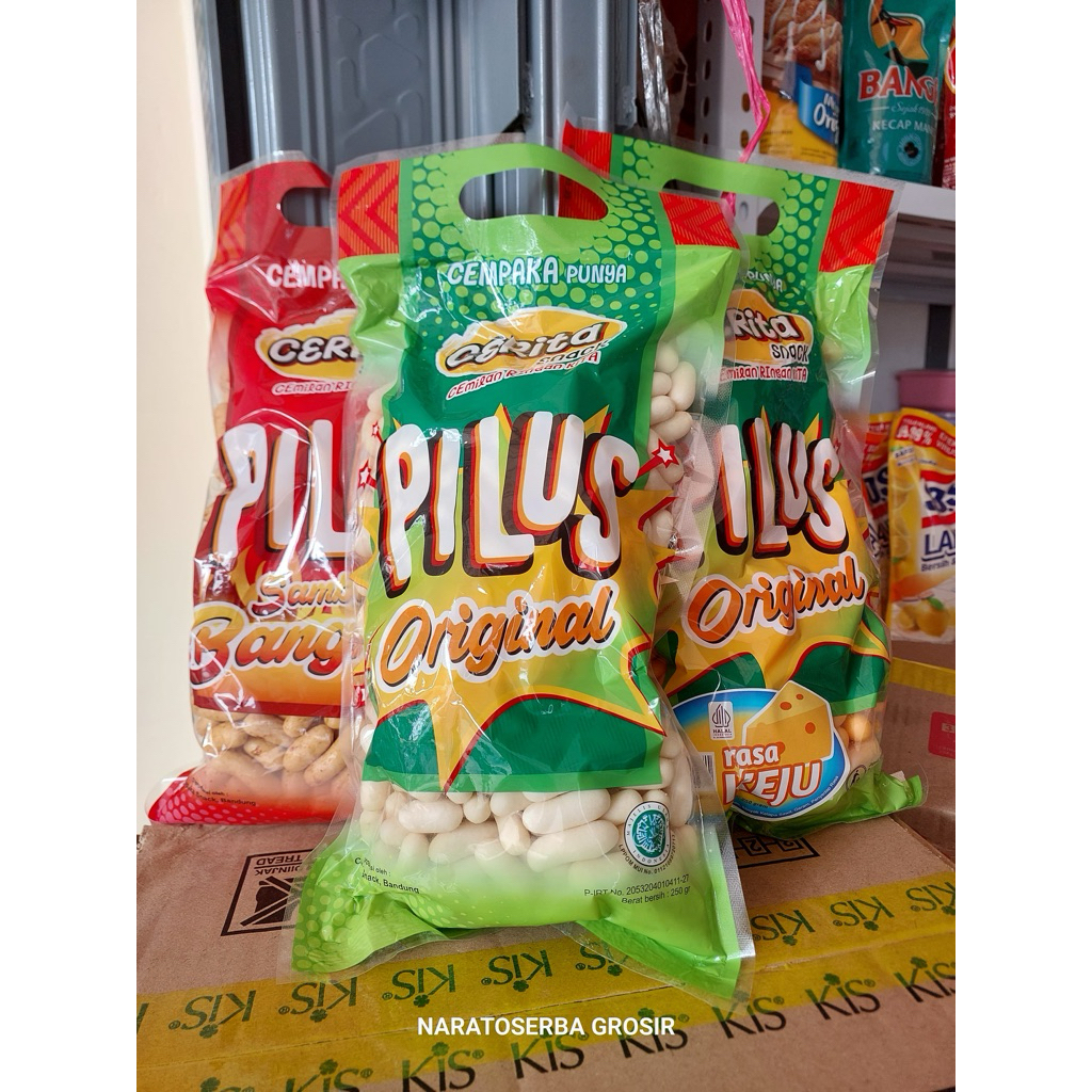 

Cempaka Pilus Snack 250gr | Makanan Pilus