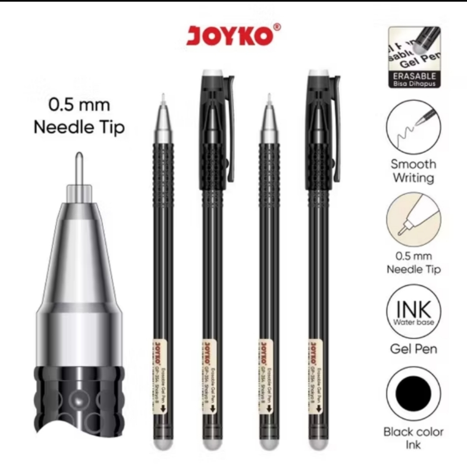 

Erasable Gel Pen 1 Pcs Pulpen Joyko Bisa Dihapus Pena Gel GP-354 Shokyo 8 0.5 mm