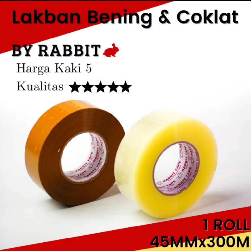 

Lakban 2 inch x 500 Yard / Lakban 45mm 500Yard 300m / Kualitas Lakban Daimaru