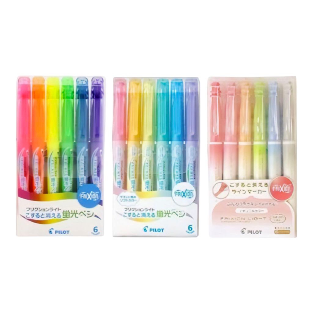 

PILOT Highlighter Frixion Isi 6Pcs / Stabilo Penanda Frixion SFL-60SL