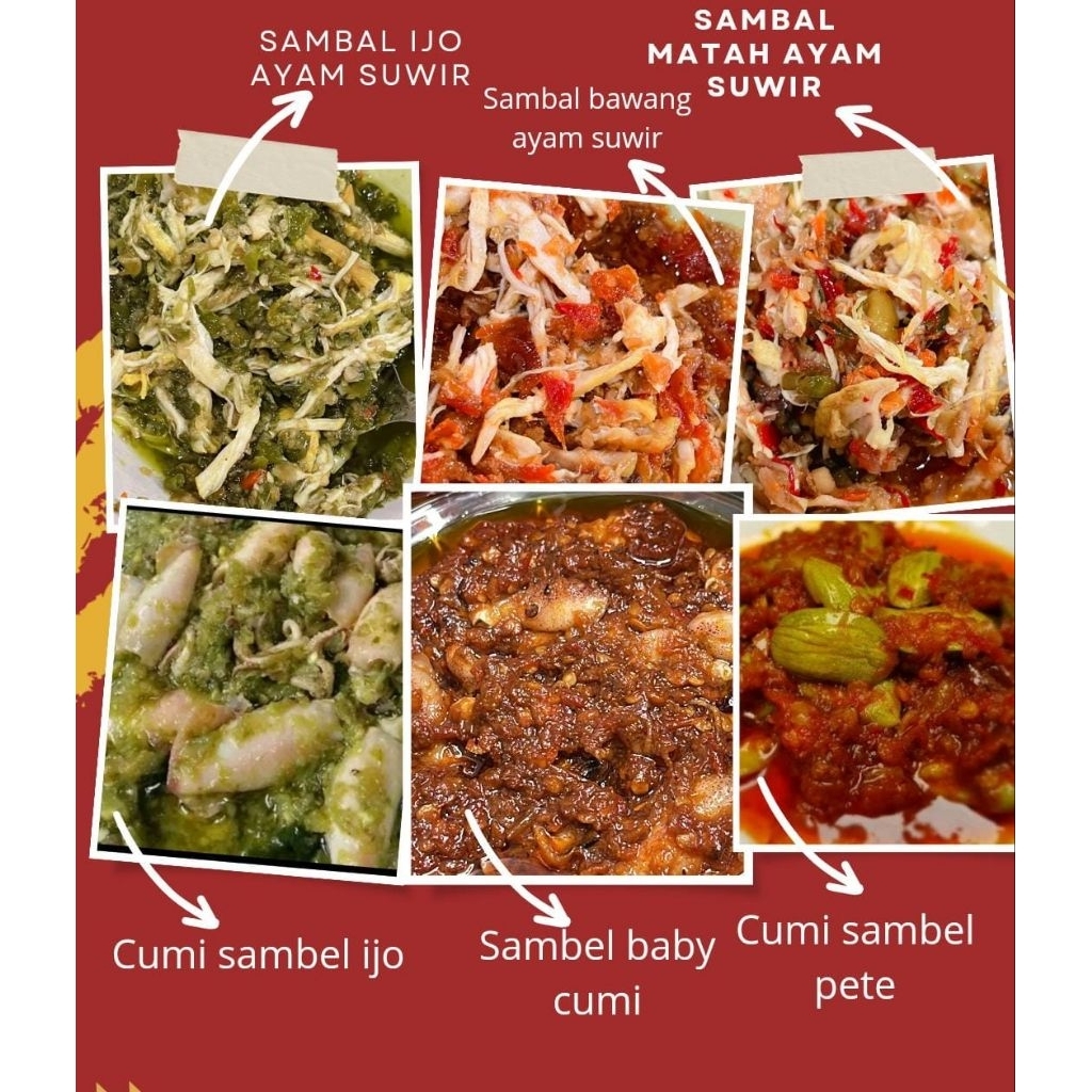 

SAMBAL BANYAK VARIAN 100ML SEKITAR 100GR SAMBAL DAPOERAN MYU