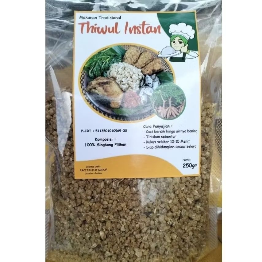 

Tiwul instan/Tiwul kering asli 100% dari Tepung Singkong