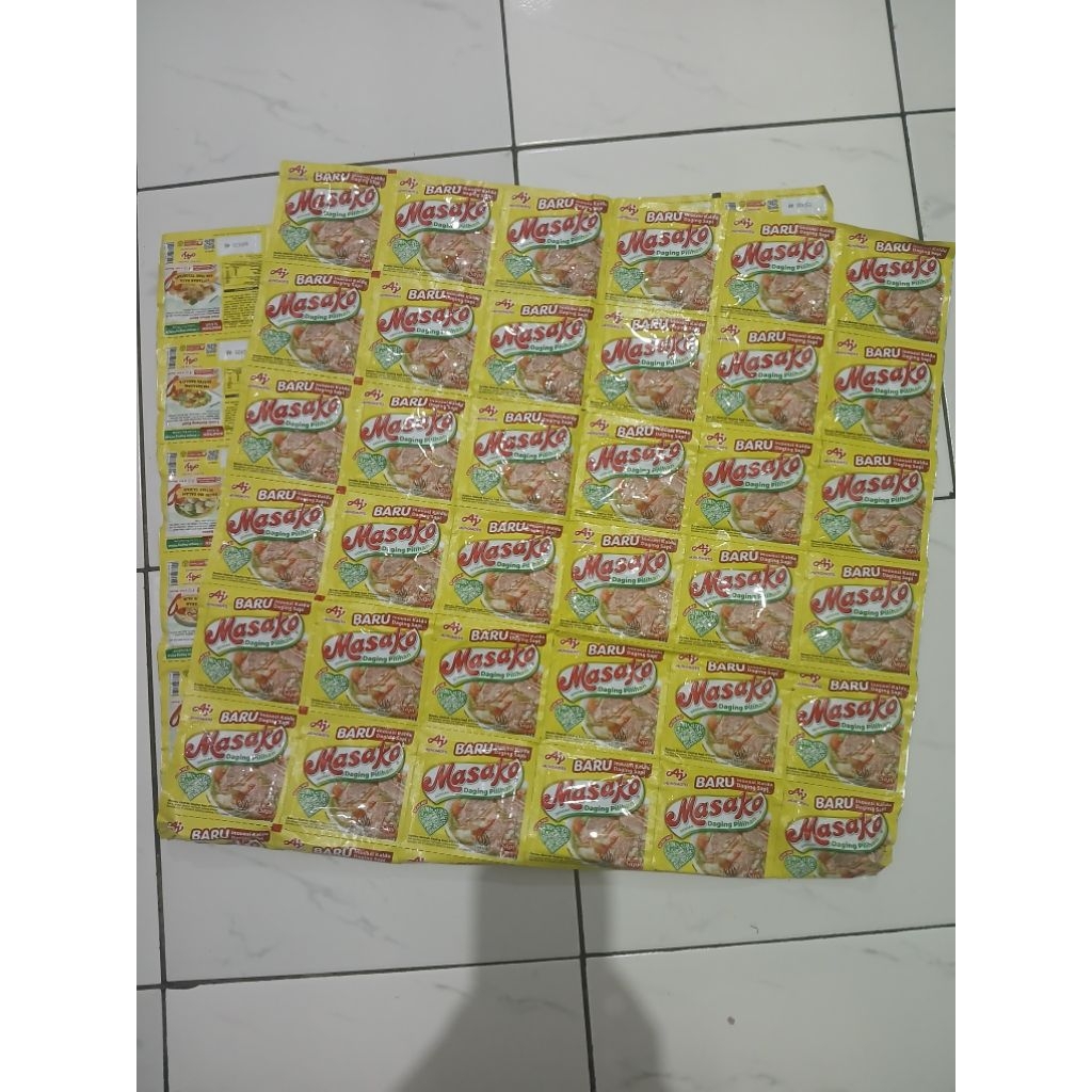 

3 renceng Masako Rasa Sapi Sachet 500an (Isi 36 Pcs)