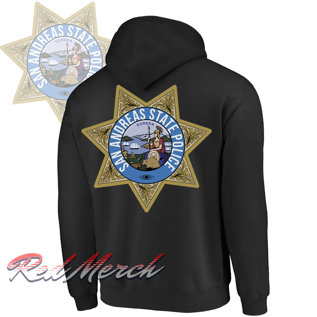 JAKET SWEATER HOODIE GTA SAN ANDREAS STATE POLICE