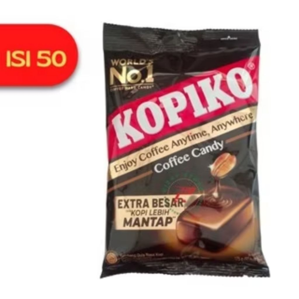 

PERMEN KOPIKO 2 PILIHAN RASA 1 BUNGKUS ISI 50 PCS
