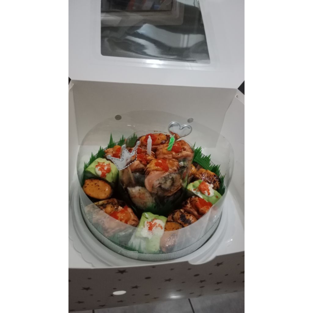 Sushi Cake/Birthday