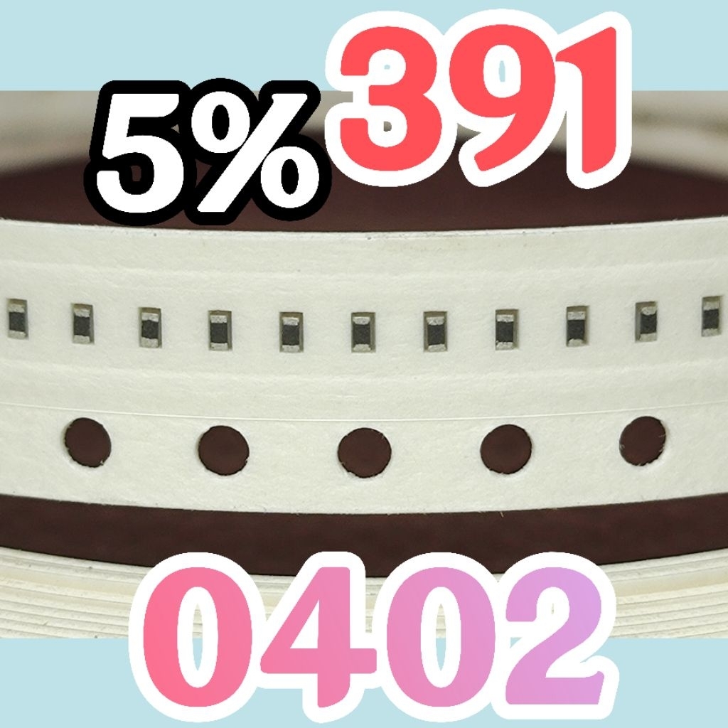 10pcs Chip resistor smd 391 390R 5% size 0402 1005 390ohm 390 ohm