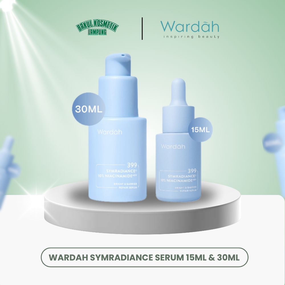 Wardah Lightening 5% Niacinamide 30ml Serum Pemutih Wajah - Mencerahkan, Menyamarkan Bekas Jerawat, 