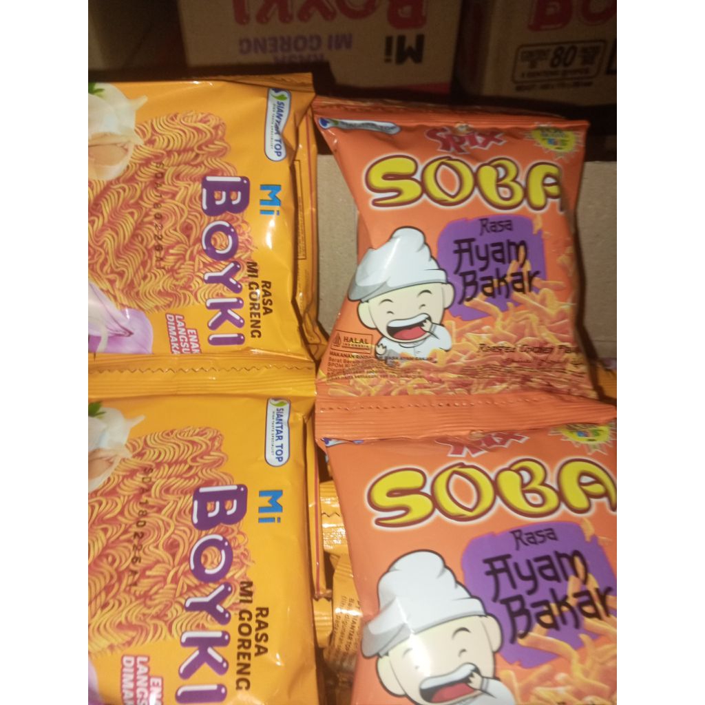 

Snack siantar top boyki Suki soba