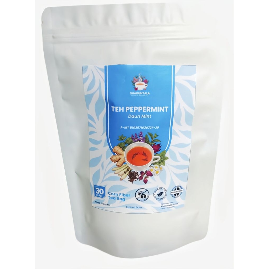 TEH DAUN MINT | Shakuntala Premium Artisan Tea | Minuman Teh Daun Mint | Teh Peppermint
