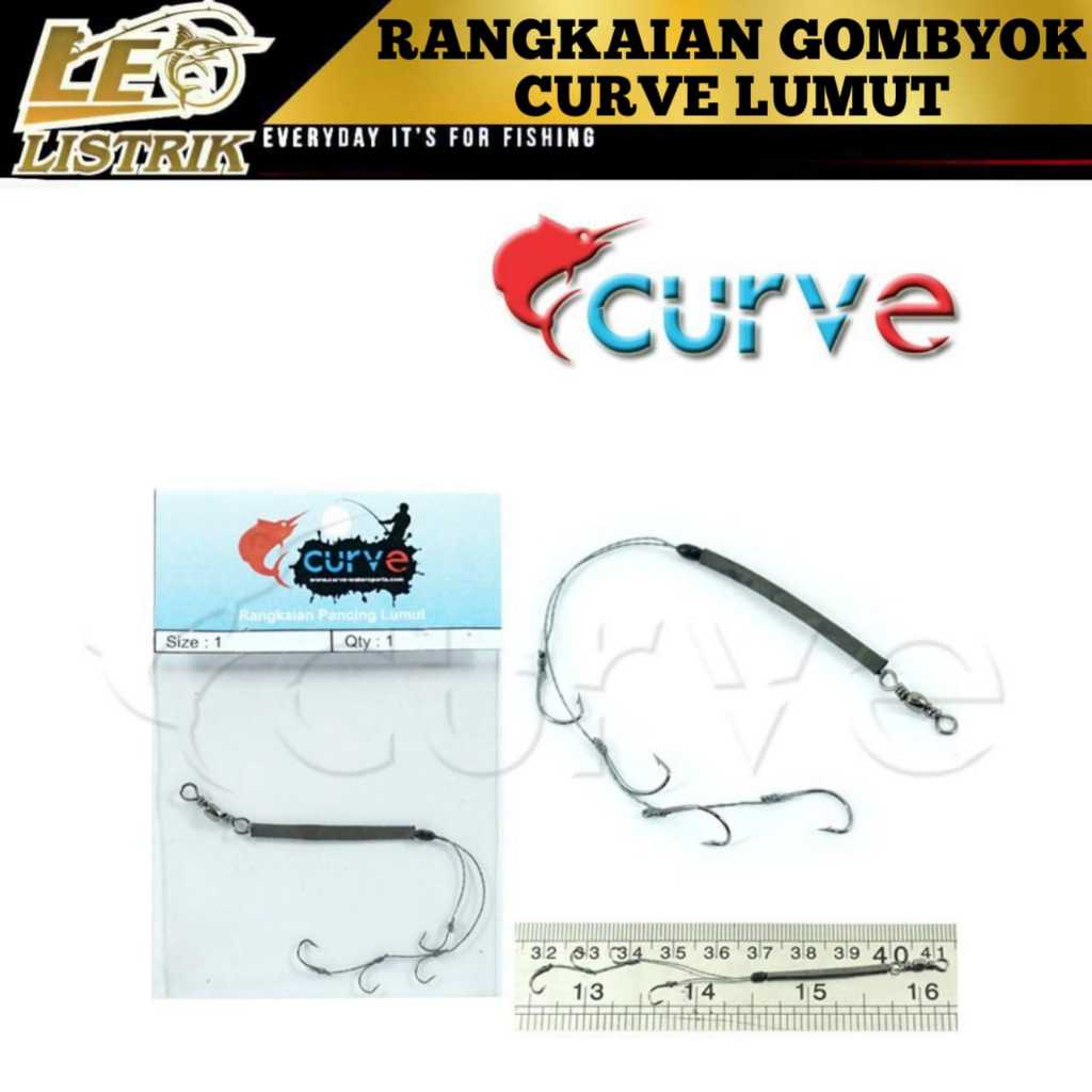 RANGKAIAN PANCING UMPAN GOMBYOK LUMUT CURVE RANGKAIAN LUMUT RANGKAIAN PANCING TERLARIS