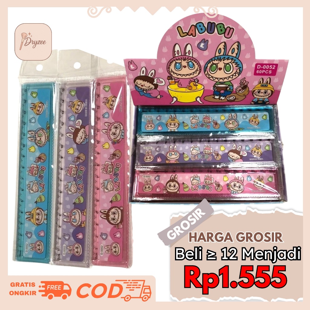 

Penggaris Transparan 15 Cm Motif Cartoon Lucu Sanrio Series