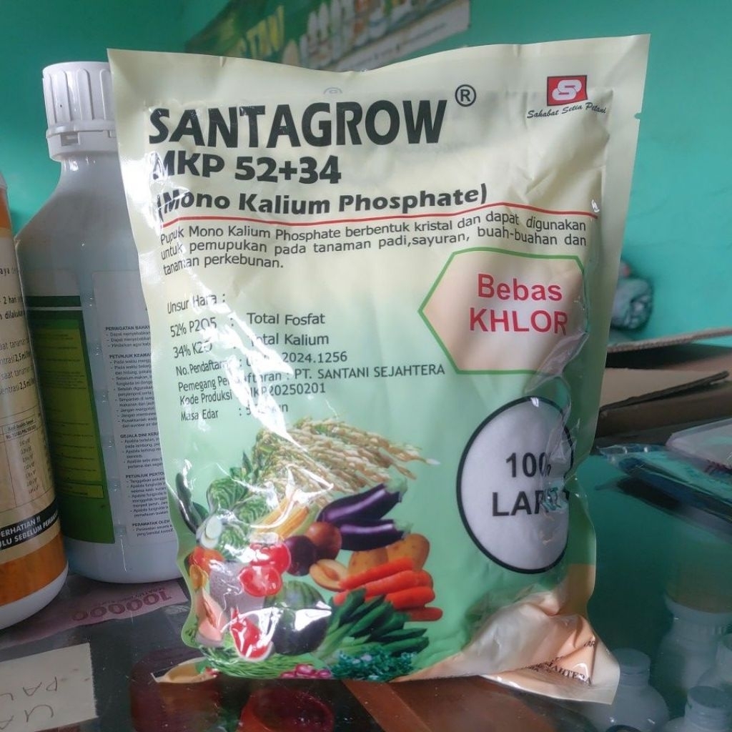 Pupuk mkp - Monokalium Phospate santagrow mkp