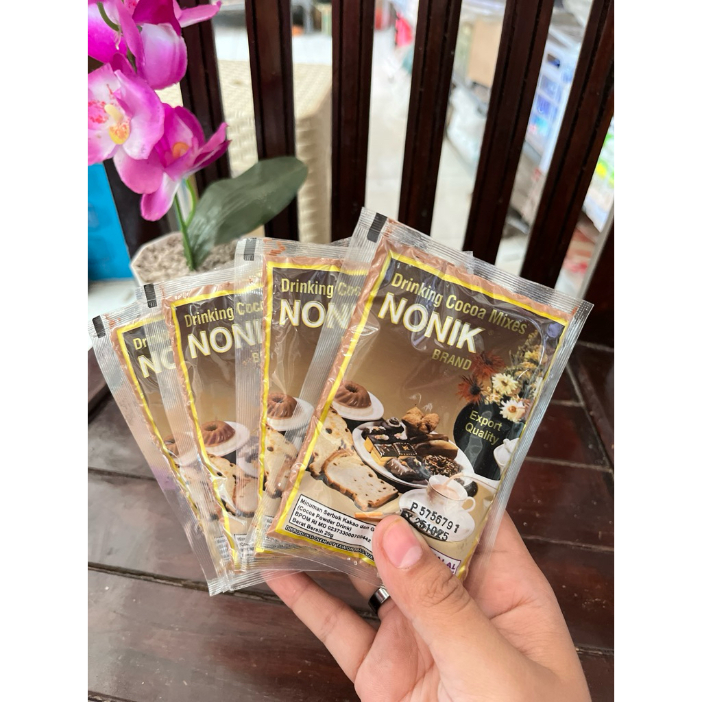 

Nonik drinking cocoa mixes/coklat bubuk nonik
