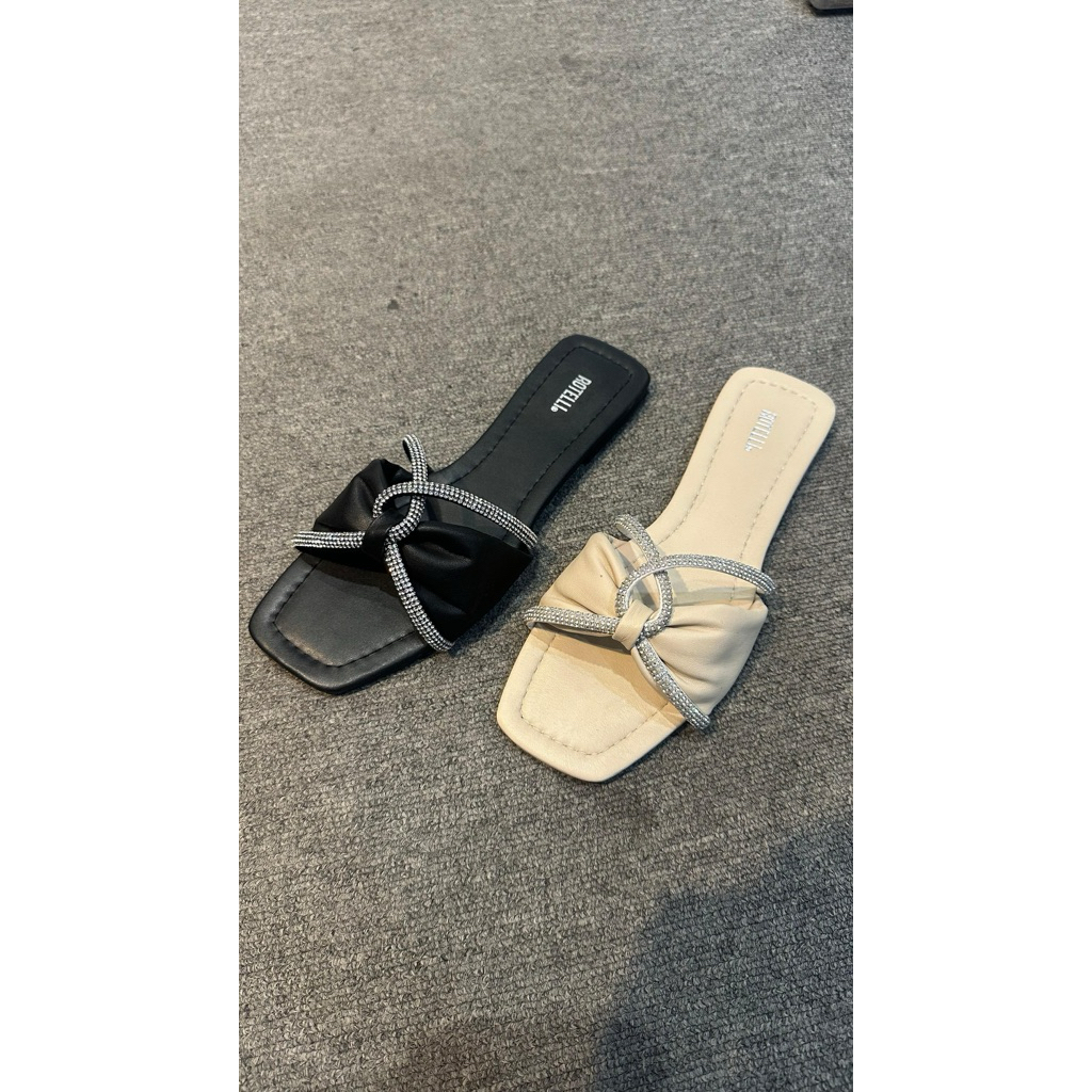 Sandal flat rotelli free paperbag