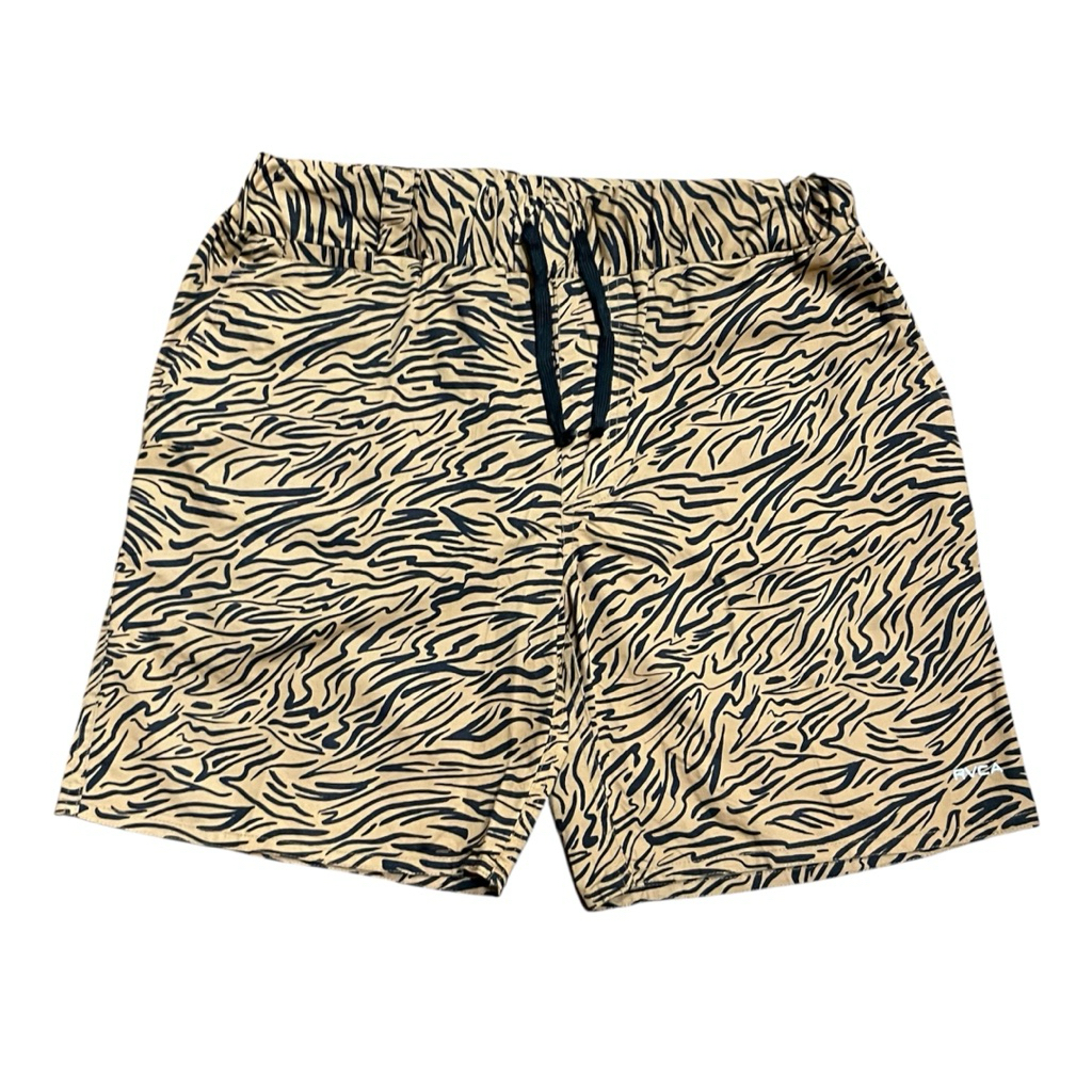 RVCA Skateboard Relaxed Short Pants Board Short Leopard