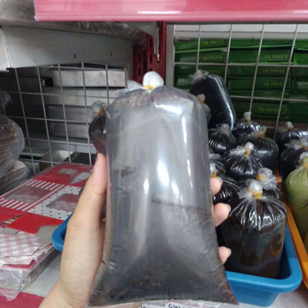 

glaze cokelat colatta repack 500gr