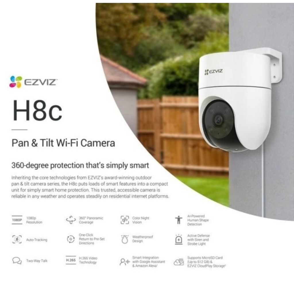 CCTV EZVIZ H8C 2MP OUTDOOR
