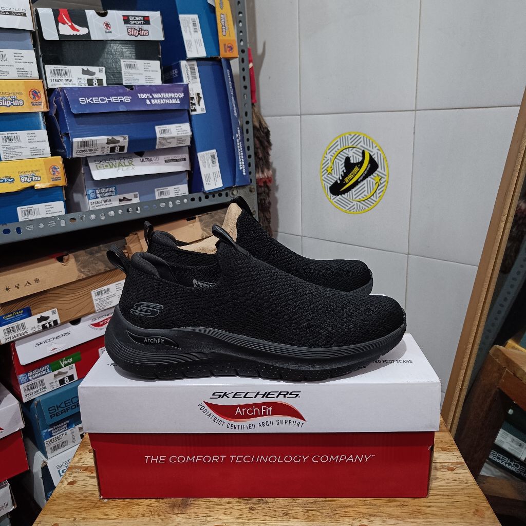 Skechers Slip On Go Walk Arch Fit 2.0 - Hands Free 2 Taupe / Full Black / Melodious 1 Taupe / Farum 