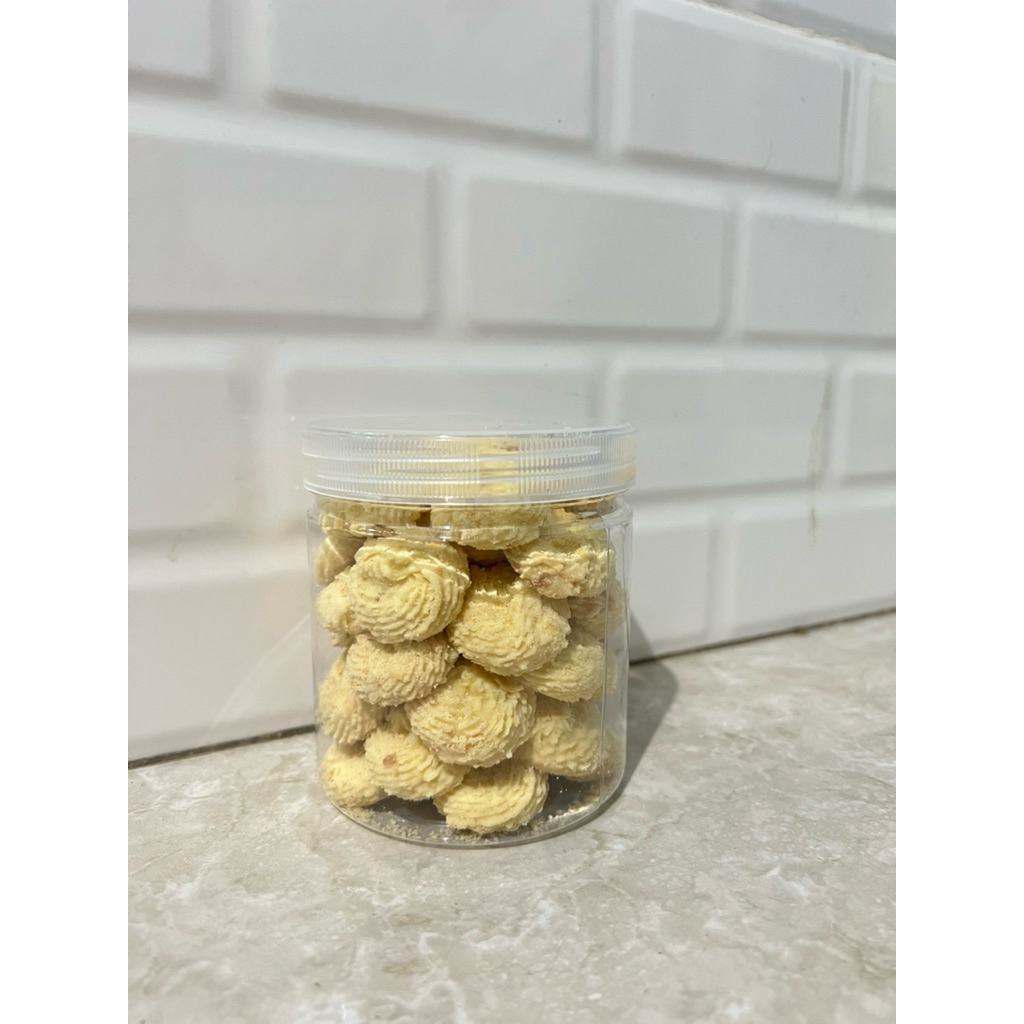 

kue sagu keju dan bimoli premium 600ml | kemasan toples pet jar tabung | kue kering | kue lebaran | hampers