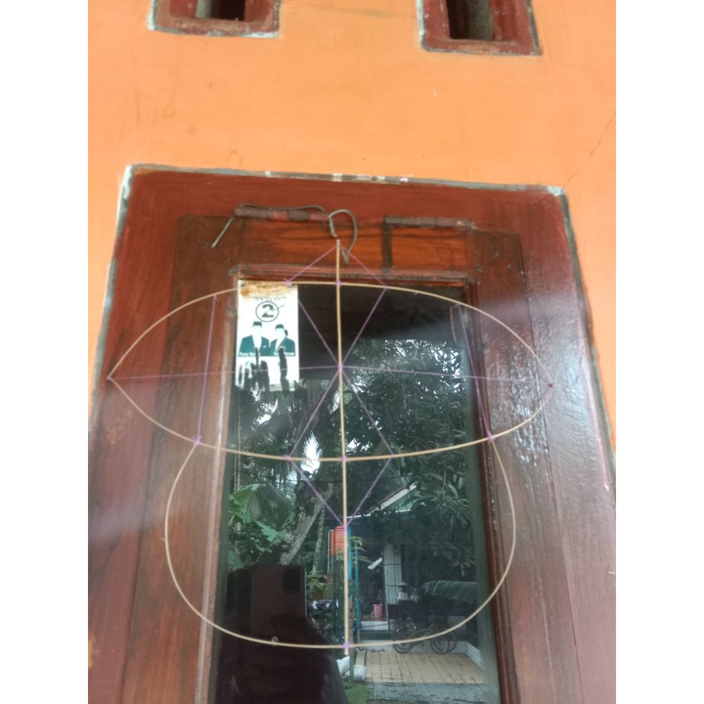 ragangan layangan kodok 50cm