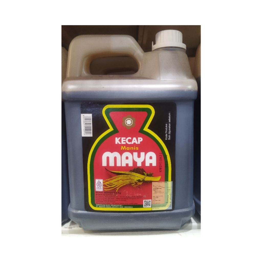 

KECAP MANIS MAYA JERIGEN 5.5 LITER EXP DESEMBER 2025