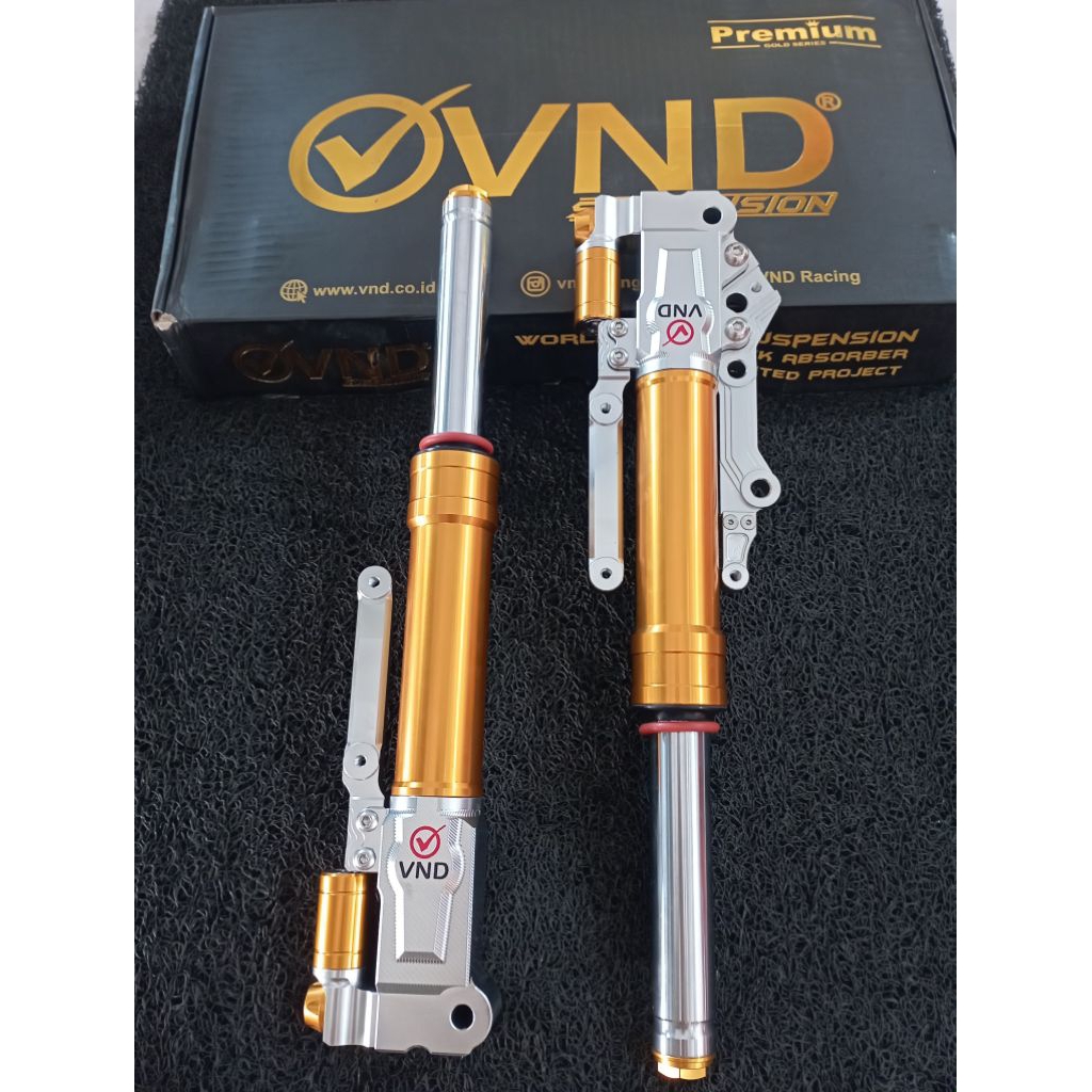 Shock depan Nmax 155 Gold AK111 B1 Original VND racing